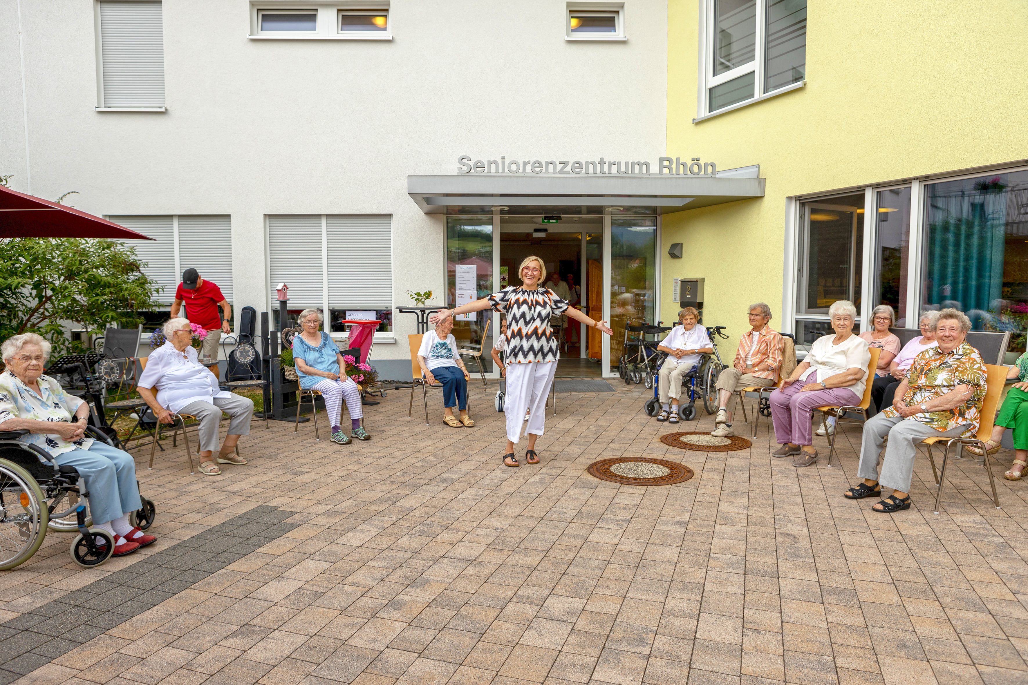 Bewohner im Hofgarten